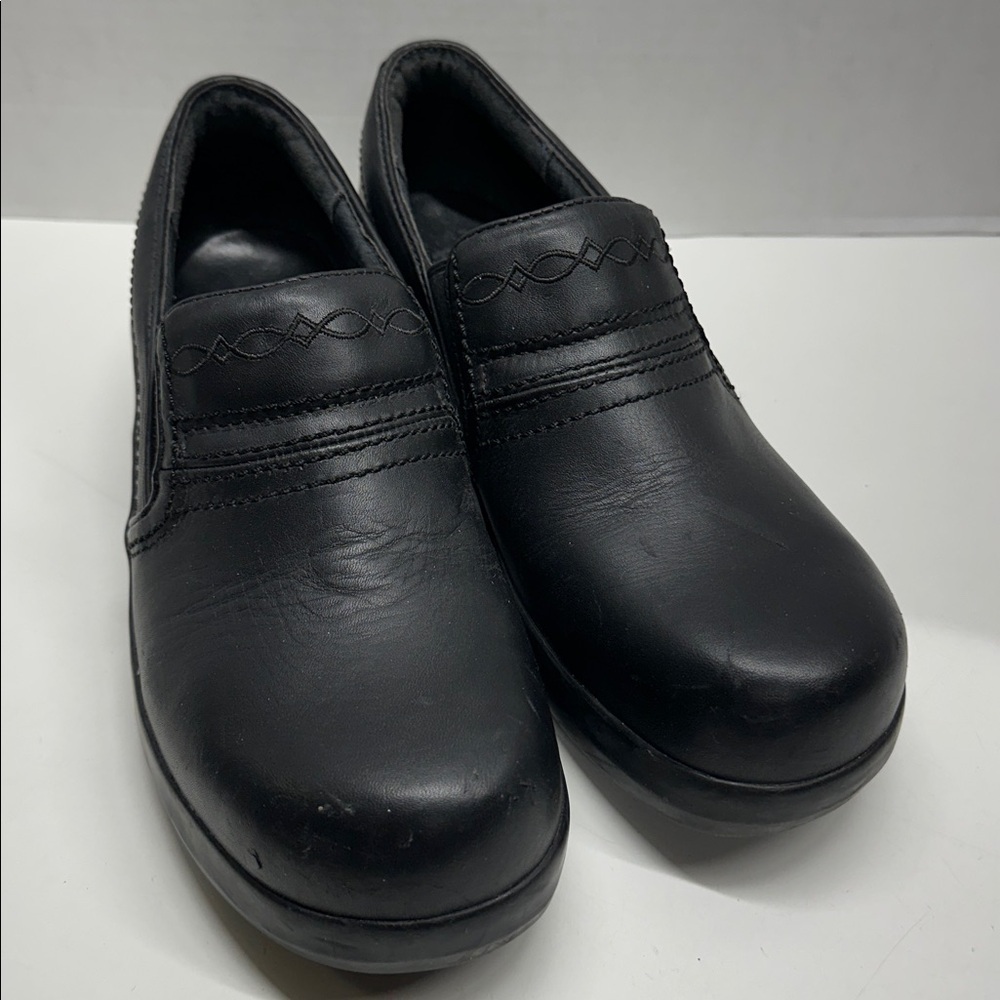 Ariat Expert Safety Clogs Slip On Shoes Composite Toe Leather Black Womens 10 - Picture 3 of 12